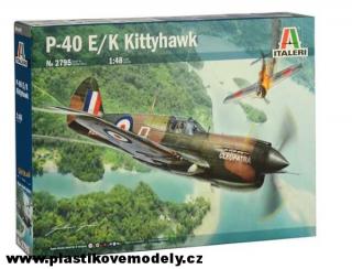 Model Kit letadlo 2795 - P-40E-K Kittyhawk (Italeri 1:48) > 1:48