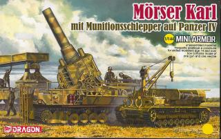 Morser Karl mit Munitionsschlepper auf Panzer IV (Dragon 1:144)