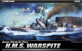 QUEEN ELIZABETH CLASS H.M.S. WARSPITE (Academy 1:350)