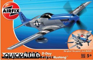 Quick Build letadlo J6046 - D-Day P-51D Mustang (Airfix)