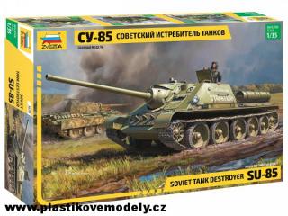 Samohybné dělo SU-85 (Zvezda 1:35)