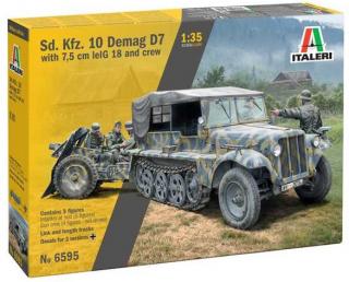 Sd. Kfz. 10 Demag with Le. IG18 and Crew (Italeri 1:35)