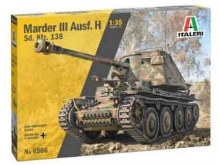 Sd.Kfz 138 Ausf. H Marder III with crew (Italeri 1:35) > 1:35