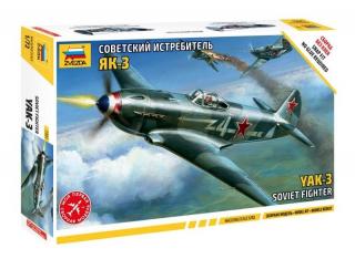 Snap Kit letadlo Yak-3 Soviet Fighter (Zvezda 1:72)