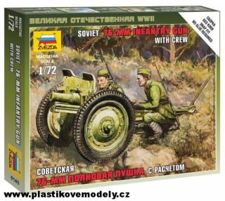 Soviet 76-mm Gun (Zvezda 1:72) > 1:72