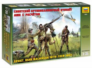 Soviet DSHK with Crew WWII (Zvezda 1:35)