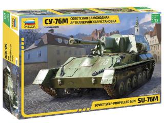 Su-76 Soviet self propelled gun (Zvezda 1:35)