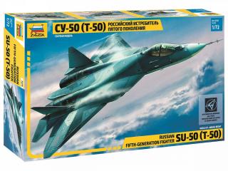 Sukhoi T-50 Russian Stealth Fighter (Zvezda 1:72)