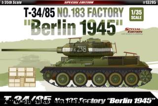 T-34-85 No.183 Factory Berlin 1945 (Academy 1:35) > 1:35