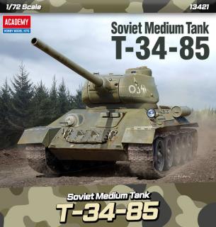 T-34/85 Soviet Medium Tank (Academy 1:72)