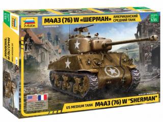 Tank M4 A3 (76mm) Sherman (Zvezda 1:35)