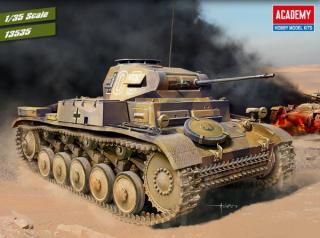 Tank Panzer II Ausf.F North Africa (Academy 1:35) > 1:35