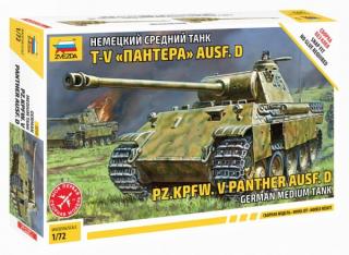Tank Panzerkampfw.V Panther Ausf.D (Zvezda 1:72)