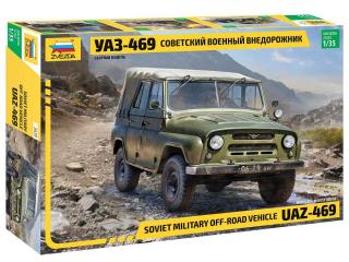 UAZ-469 Soviet 4WD off-road vehicle (Zvezda 1:35)