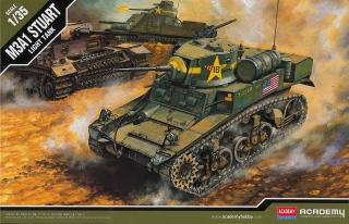 US M3A1 STUART LIGHT TANK (Academy 1:35)