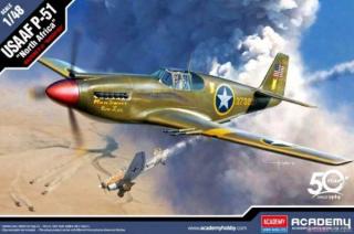 USAAF P-51 North Africa (Academy 1:48) > 1:72