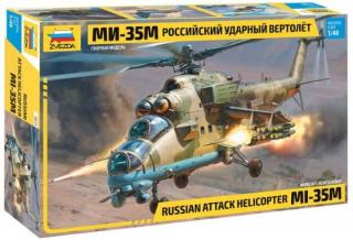 Vrtulník MIL Mi-35 M Hind E (Zvezda 1:48)
