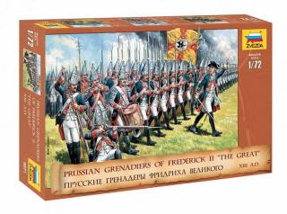 Wargames figurky - Prussian Grenadiers (Zvezda 1:72)