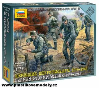 Wargames (WWII) figurky 6110 - German Sturmpioniere (Zvezda 1:72) > 1:72