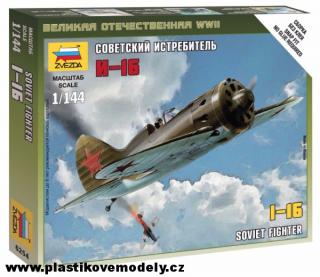 Wargames (WWII) letadlo 6254 - Polikarpov I-16 (Zvezda 1:144) > 1:144