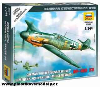 Wargames (WWII) Messerschmitt Bf 109F-2 (Zvezda 1:144) > 1:144