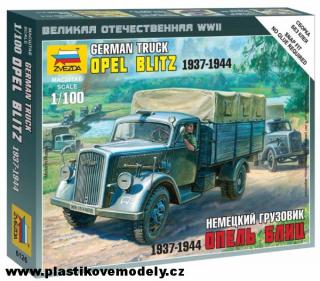 Wargames (WWII) military 6126 - German 3t Truck (Zvezda 1:100) > 1:100