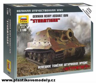 Wargames (WWII) military 6205 - Sturmtiger German Heavy Assault Gun (Zvezda 1:100) > 1:100
