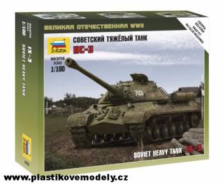 Wargames (WWII) tank 6194 - Soviet Tank IS-3 (Zvezda 1:100) > 1:100