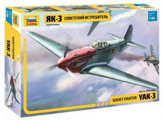 YAK-3 Soviet WWII Fighter (Zvezda 1:48)