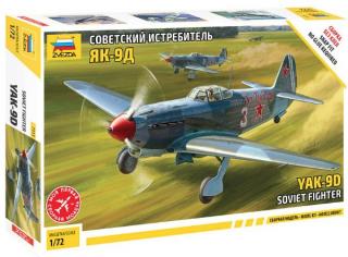 YAK-9 Soviet fighter (Zvezda 1:72)