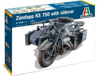 Zundapp KS 750 with sidecar (Italeri 1:9)