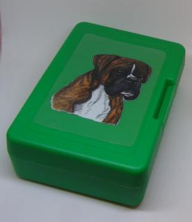 Boxer žíhaný - plastový box (objem 0,9 l / 1,2 l)
