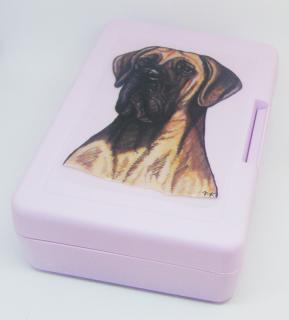 Doga žlutá - plastový box (objem 0,9 l / 1,2 l)