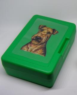 Erdelteriér - plastový box (objem 0,9 l / 1,2 l)