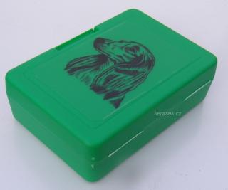 Jezevčík dlouhosrstý - plastový box (objem 0,9 l / 1,2 l)