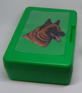 Malinois - plastový box (objem 0,9 l / 1,2 l)