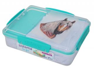 Svačinový box Sistema - kůň Hafling (objem 975 ml)
