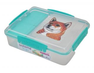 Svačinový box Sistema - shiba-inu (objem 975 ml)