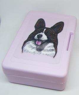 Welshcorgi Cardigan - plastový box (objem 0,9 l / 1,2 l)
