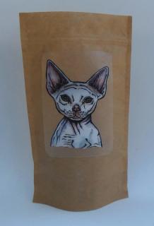 Zipový sáček - kočka Devon Rex (objem 500 ml)