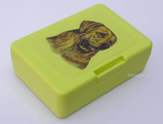 Zlatý retriever - plastový box (objem 0,9 l / 1,2 l)