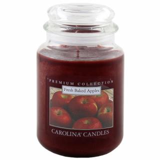 Carolina Candles vonná svíčka ve skle Čerstvá pečená jablka 623 g (Fresh Baked Apples)