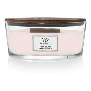 Woodwick lodička vonná svíčka Sheer Tuberose 453,6 g