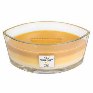 WoodWick lodička vonná svíčka Trilogy Fruits of Summer 454 g