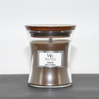 WoodWick malá vonná svíčka Humidor (Pouzdro na doutníky)