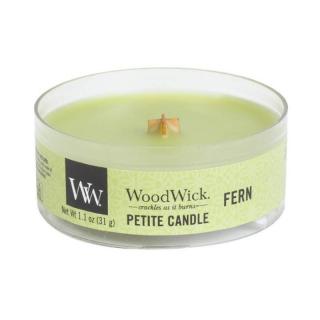 Woodwick Petite drobná svíčka 31 g Fern (Kapradí)