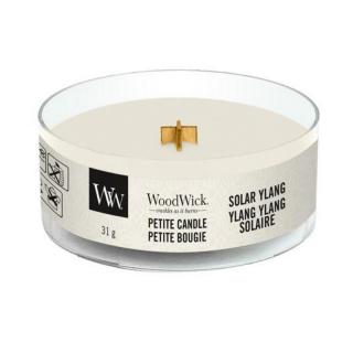 Woodwick Petite drobná svíčka 31g Solar Ylang (Sluneční ylang)