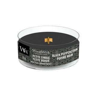 Woodwick Petite drobná svíčka Black Peppercorn (Černý pepř)