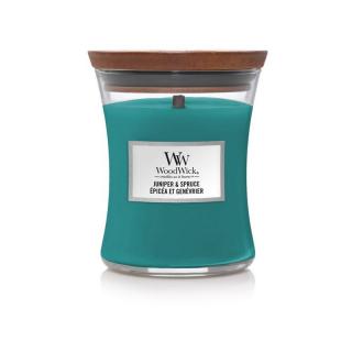 Woodwick střední vonná svíčka Juniper  Spruce 609 gsmrk