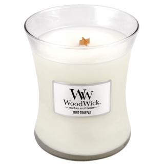 WoodWick svíčka oválná váza 275 g Máta a lanýž (Mint Truffle)